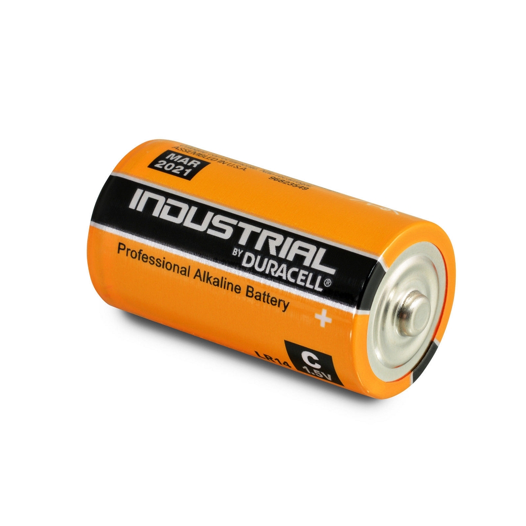 2 x Duracell Baby C Industrial LR14 UM2 MN1400 Batterie 1,5V Alkaline 2