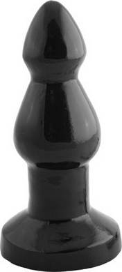 TSX Two Shots Analplug schwarz 26x8,7cm