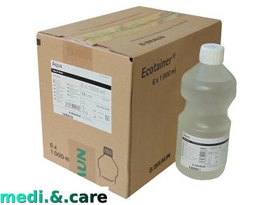 Aqua B.Braun Spüllösung (12 L) steriles Wasser (3,28?/l) Katheter Sterilwasser
