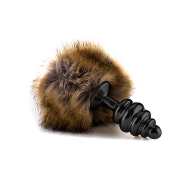 7 x 3 cm Extra Feel Bunny Tail Buttplug black