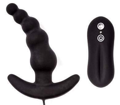 BLACK LINE Perlenkette mit Krümmung und verschienden Vibrationsmodis auch für de