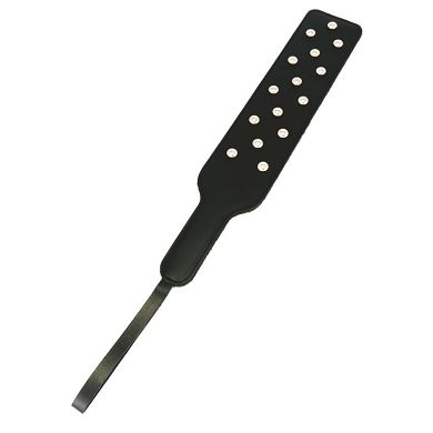Leder Klatsche mit Nietenverzierung