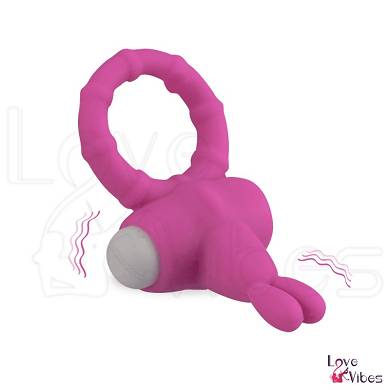 Gerillter Vibro-Penisring Rabbit