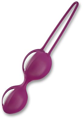 Funfactory Smartballs Duo Liebeskugeln white/grape