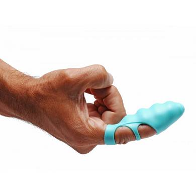Finger-Bang-Her Fingervibrator - Blaugrn