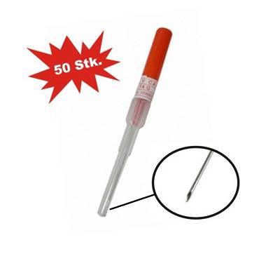 50 Stk Profi Piercingnadeln / Piercing-Kanülen 14G Katheter 2.0mm