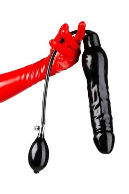 Latexa ? groer aufpumpbarer Dildo