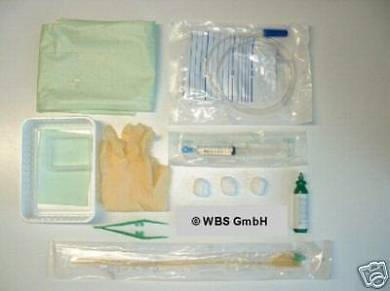 Katheter Set steril - mit Latex Ballonkatheter