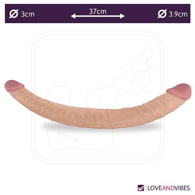 Doppel-Naturdildo, 2 Durchmesser