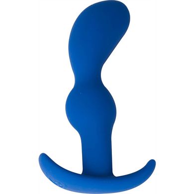 13,5 x 3,3 cm SportFucker Silikon Buttplug Crossfit blue