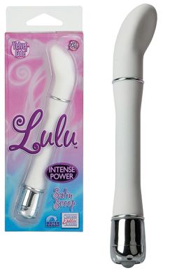 13 x 2 cm Vibrator LULU Satin Scoop white