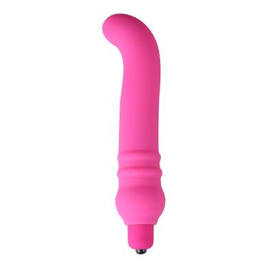 G-Punkt Vibrator aus Silikon in Pink