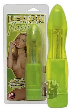 Lemon Flash Neon Vibrator