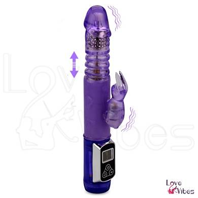 Rabbit-Vibrator Up & Down mit LCD-Display