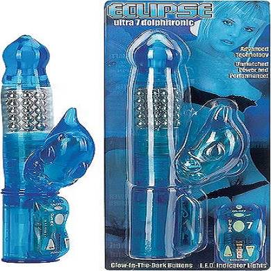 Eclipse Pearl Vibrator blau