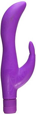 Purple Slim Silicone Rabbit Vibe