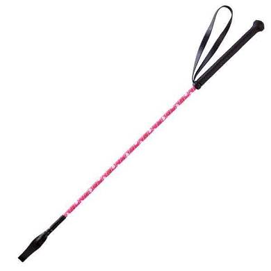 WHIP&GO "Fun Herzchen" Reitgerte, fuchsia, 65 cm