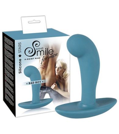 Sweet Smile Bad Boy - Prostata Massage Plug in Blau
