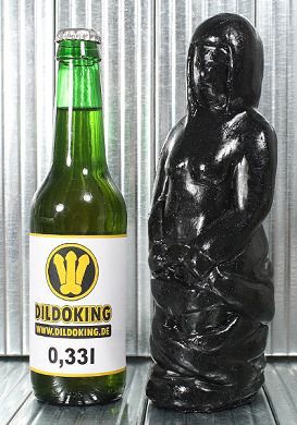 23,5 x 8 cm Dildo Little Buddha black