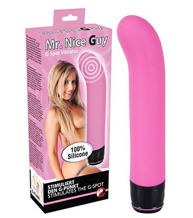 Mr. Nice Guy - biegsamer G-Punkt-Vibrator in Pink