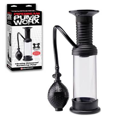 Pump Worx - Vibrating Waterproof Suction-Cup Wall Banger Pump
