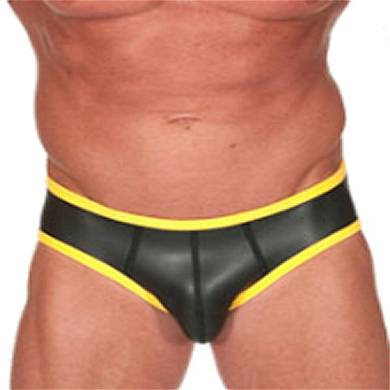665-leather-neoprene-open-back-bottoms-blackyellow