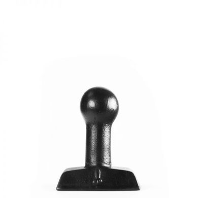 Analplug Murmel schwarz 7 x 4 cm