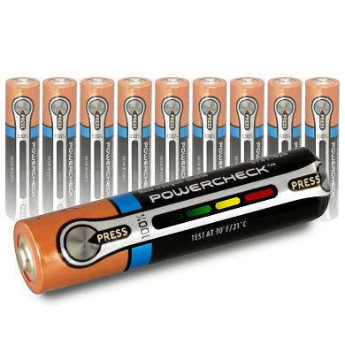 10x MICRO AAA LR03 MN2400 DURACELL 1200mAh Ultra Power m.Batterietester 10 Stk