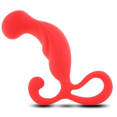 Invader Prostata Plug aus Silikon - rot - II