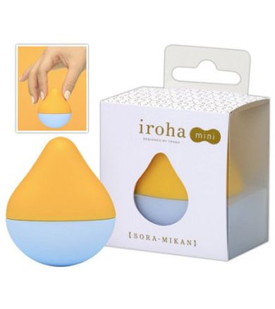 Tenga Mini-Auflege-Vibrator - wasserfest in Blau-Orange