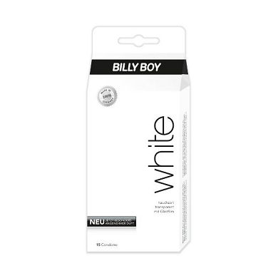 Billy Boy white Kondome by Billy Boy transparent 15er Packung