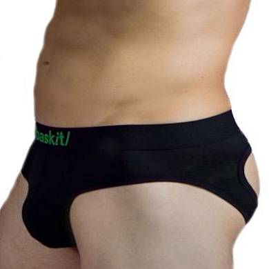 baskit Luxe Jockbrief Underwear Black