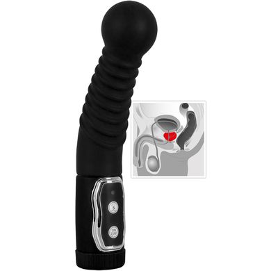 Prostate Massager - Twister Prostata-Vibrator schwarz