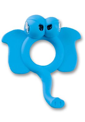 Shots Toys Beasty Toys Easy Elephant Penisring blue