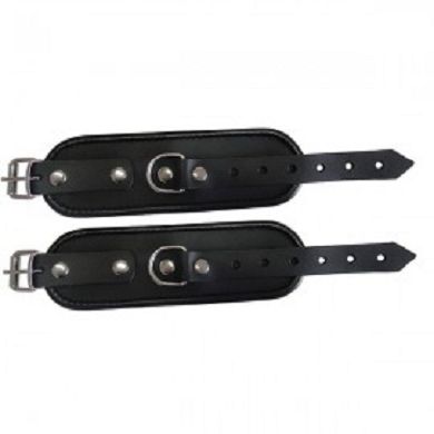 Leder Handfessel Schwarz