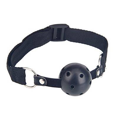 Bondage Leder SM Fetish Mouth Gag Ball Mund gestopft Spielzeug