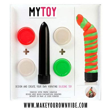 MyToy Vibrator-Kit for me, orange/grün
