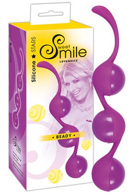 Smile Loveballs Beady Liebeskugeln lila