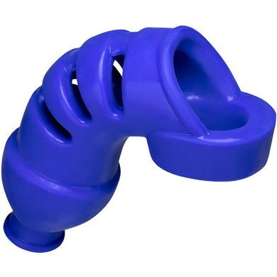 Hnkyjunk Lockdown Chastity Device - cobalt