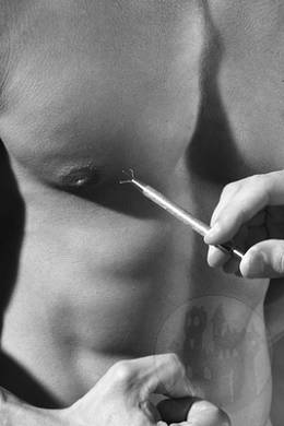 4-Spitz mit Federstift