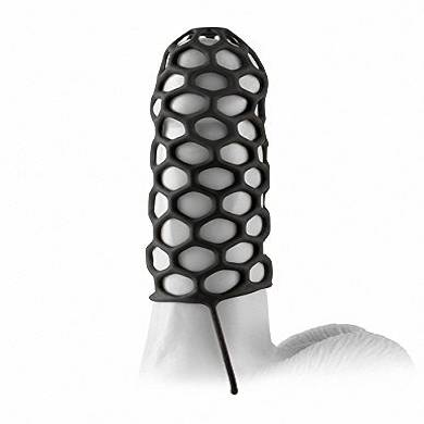Fantasy X-Tensions by Pipedream 05103350000 Silicone Warrior Cock Cage Extension - Penis