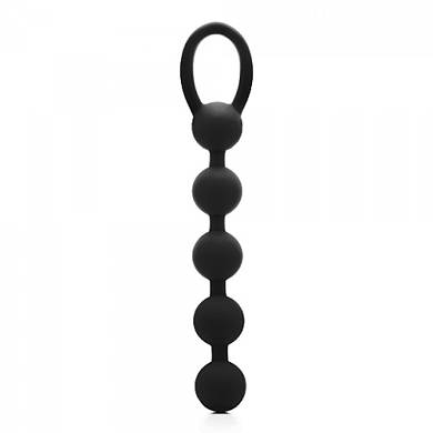 Analkette "The Five" - in Schwarz