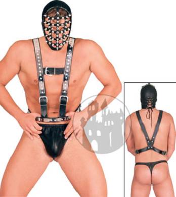 Leder Kopf Harness