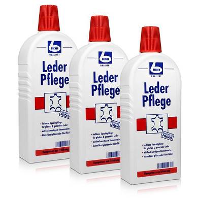 3x Dr. Becher Leder Pflege 500 ml