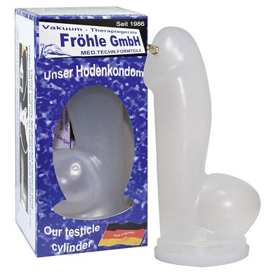 Penispumpe Hodenkondom Transparent, 25 x 6 cm