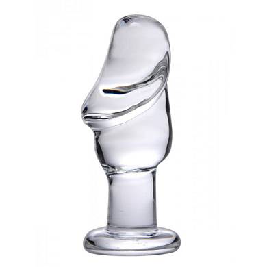 Asvini Glserner Buttplug - Durchsichtig
