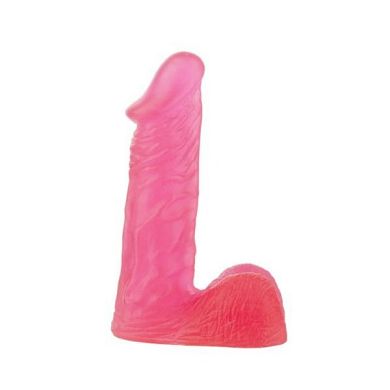 X-Skin 6 PVC Dong 13 cm - Transparent Pink 1er Pack