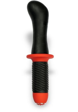 14 x 5 cm Mr.E and Mr.Z Vibrator Smooth Stick Silikon schwarz/rot