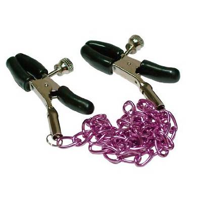 Brustwarzenklemmen mit Kette