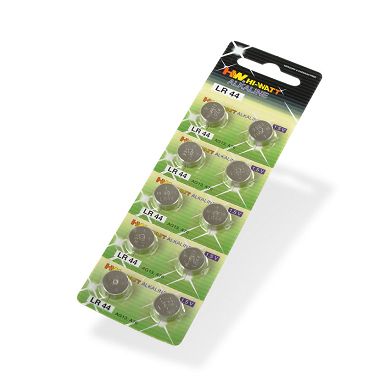 10er Pack - Knopfzellenbatterien LR44